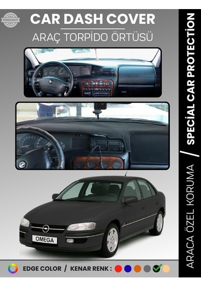 Opel Omega 1993-2003 Torpido Örtüsü Ön Göğüs Torpido Koruma Birebir Uyum Kaymaz Özel Kesim - 154 Stiloto
