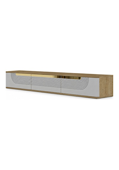Tda1805dbg Meyra Duvara Montaj Tv Sehpası Safirmeşe-beyaz-gold 180cm Safirmeşe - Beyaz - Altın