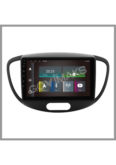 Hyundai İ10 2006-2012 Uyumlu 2 Gb Ram 32 Gb Hafıza Androıd Multımedıa Teyp 9"