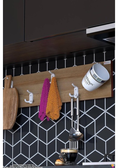 Geyik 15 Kancalı Mutfak Askısı 3'lü Set 71,4x19 Cm - Şık Tasarım, Çok Amaçlı Düzenleyici Ve Yer Tasarrufu Çok Renkli Geyik 15 Kancalı Mutfak Askısı 3'lü Set 71,4x19 Cm - Şık Tasarım, Çok Amaçlı Düzenleyici Ve Yer Tasarrufu Çok Renkli