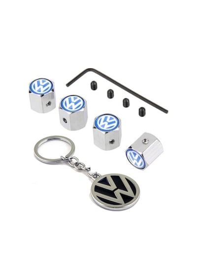 Volkswagen Passat Cc 2008-2012 Mavi Logolu Sibop Kapağı Krom Alyanlı Model Ve Anahtarlık