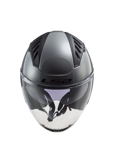 Ls2 Coopter 2 Güneş Vizörlü Açık Kask Nardo Gri