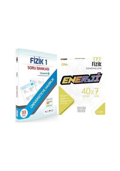 Farklı Sistem Tyt Fizik Soru Bankası Ve Palme Enerji Deneme Seti 2 Kitap