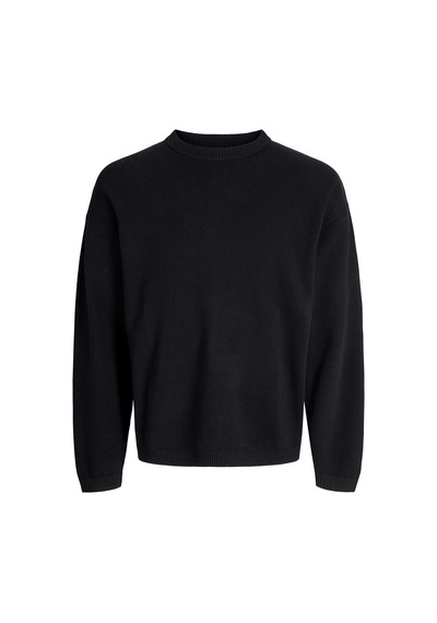 Jack & Jones Erkek Sweat 12283545 Siyah Siyah