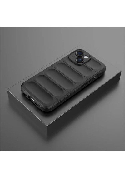 Apple Uyumlu iPhone 15 Silikon Kılıf - Kamera Korumalı Esnek Yeni Nesil Airbag Kapak - Yeşil
