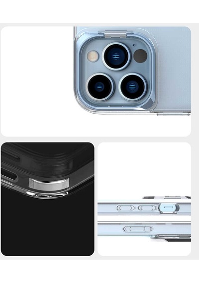 Apple Uyumlu iPhone 13 Pro Kılıf Zore Skuba Kapak Rose Gold