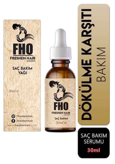 Freshen Hair Dökülme Karşıtı Bitkisel Saç Bakım Serumu 30 ML