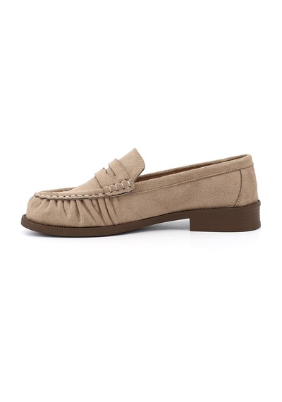 Gönderir Kadın Vizon Süet Loafer Ayakkabı Ddza87335885