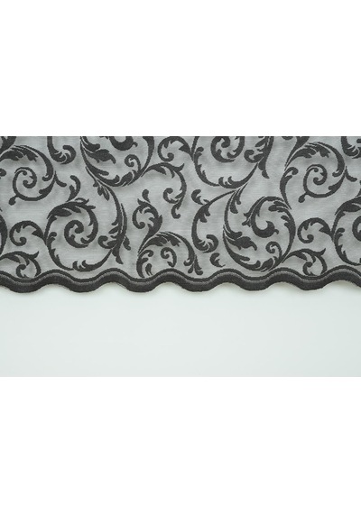 Sultan 2 Model Antrasit Renk Pileli Fon Perde 75x260 Cm Antrasit