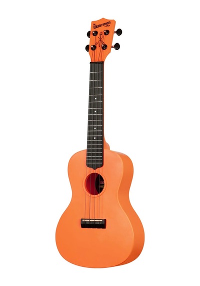 Kala Waterman Recycled Concert Ukulele Sunset Orange
