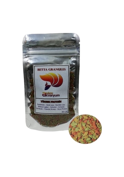Betta Granules Betta Balığı Yemi Yüksek Protein