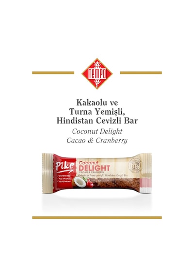 Kakaolu Ve Turna Yemişli Hindistan Cevizli Bar 32 G X 12 Adet