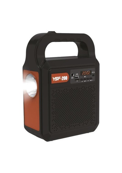 Torima YSF-200 Güneş Enerjili Panelli Fenerli Bluetooth Kamp Hoparlör
