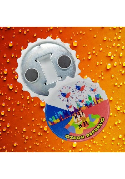 Çek Cumhuriyeti Temalı Magnet Kapak Açacak