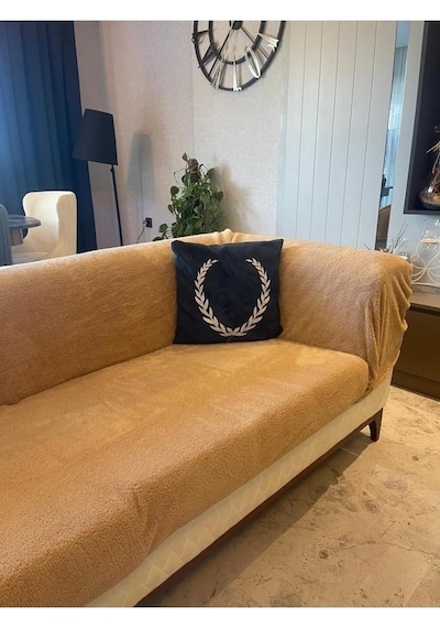 Mulberry Wellsoft Koltuk Örtüsü 220 x 300 Camel