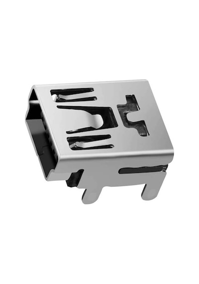 Koodmax-5 Pin Mini Usb Soket Usb Type-B 90 Derece Konnektör Lehimlik 5'Li