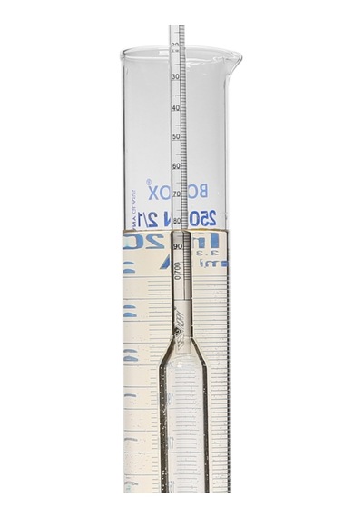Dansimetre 0.600-0.700 Gr Cm3 - Greinorm Alman Hidrometre-29.5Cm