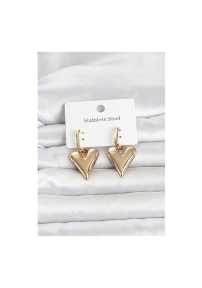 316l Çelik Gold Renk Modelli Kadın Küpe Tj-bkp11835 Evimdeyokyok