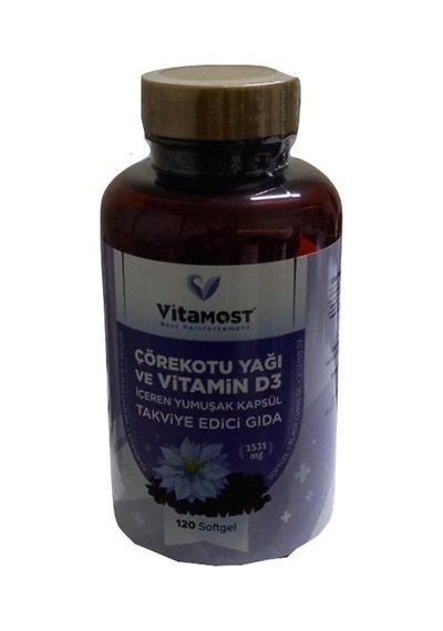 Vitamost Çörek Otu Yağı 120 Soft Gel Kapsul