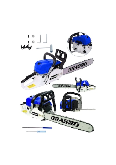 Dragro DRG-TSTR9900 9.9 HP Benzinli Ağaç Kesme Makinesi Mavi