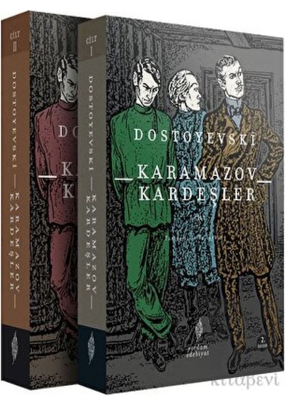 Karamazov Kardeşler Serisi Seti - 2 Kitap Takım - Fyodor Mihayloviç Dostoyevski - Yordam Edebiyat