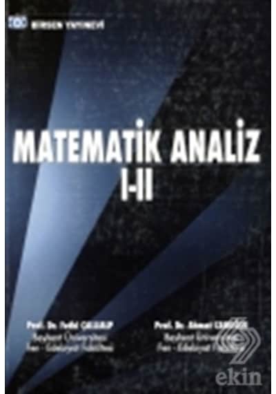 Matematik Analiz 1 2/Fethi Çallıalp.Ahmet Canoğlu