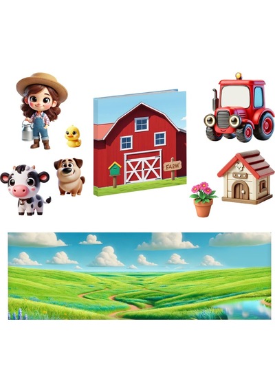 Magnetli Farm Set