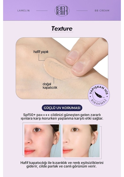 Lamelin Retinol ve Bakuchiol İçeren Aydınlatıcı BB Krem 10 ml Lamelin BB Cream 10 ml