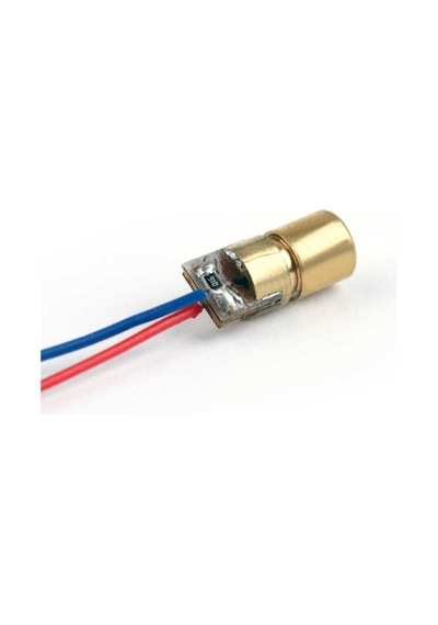6mm 650nm 5mw Kırmızı Nokta Kafalı Bakır Lazer
