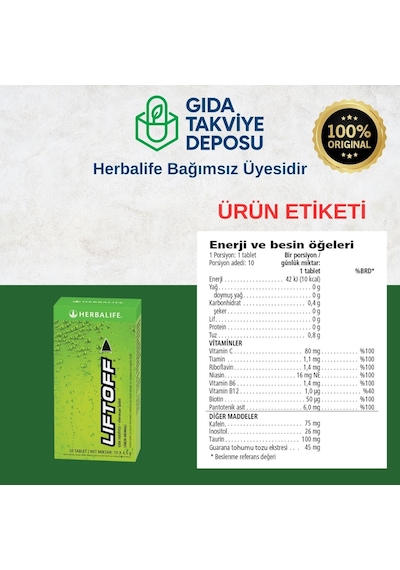 Herbalife 2'li Set Liftoff Efervesan İçecek Limon Aromalı