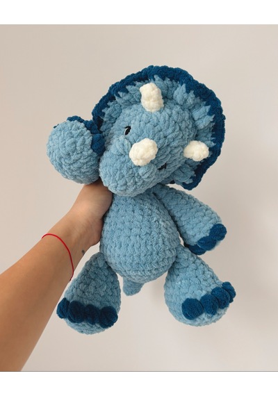 Dusty The Dinosaur Peluş Oyuncak Açık Mavi - Lacivert