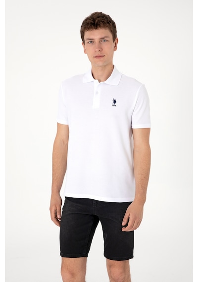 U.s. Polo Assn. Erkek Polo T-shirt 2106339 Beyaz