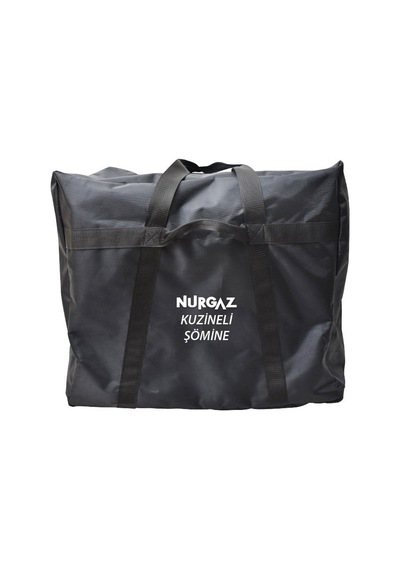Nurgaz Kuzineli Şömine Siyah