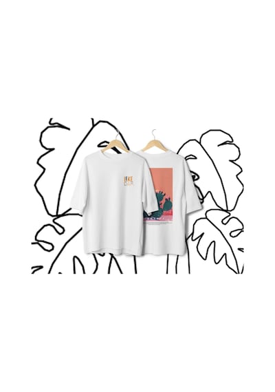 Samsara Serisi No:10 T-shirt - Beyaz