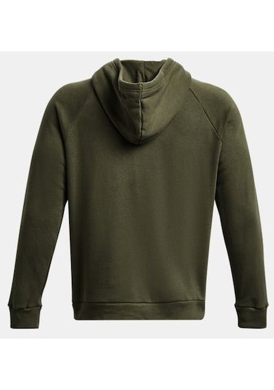 Under Armour Erkek UA Rival Fleece Logo Kapüşonlu Üst 1379758-390