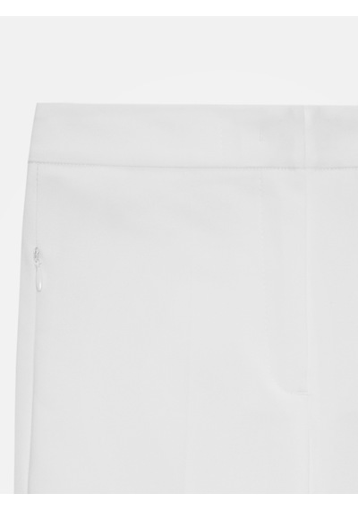 Dilvin 72642 Mini İspanyol Paça Pantolon-beyaz Beyaz