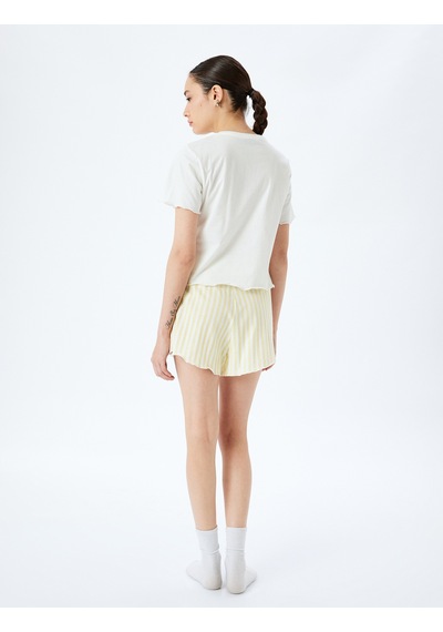 Koton Pamuklu Limon Baskılı Kısa Kollu Şortlu Örme Pijama Takımı Sarı Desenli 5slk40043mk Sarı Desenli Sarı Koton Pamuklu Limon Baskılı Kısa Kollu Şortlu Örme Pijama Takımı Sarı Desenli 5slk40043mk Sarı Desenli Sarı