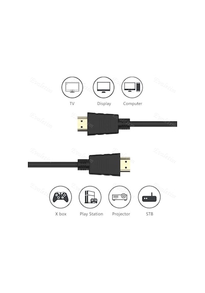 Hdmi Kablosu 1.4B 3D Boyutlu Lcd Laptop 4294A Ara Bağlanti Erkek