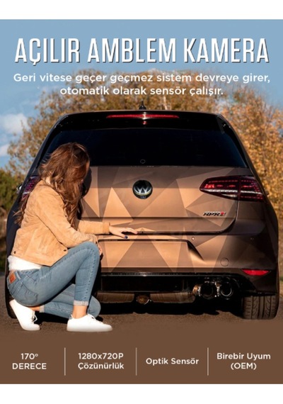Newfron Vw-b8 Volkswagen Passat Uyumlu B8 Logo Kamera
