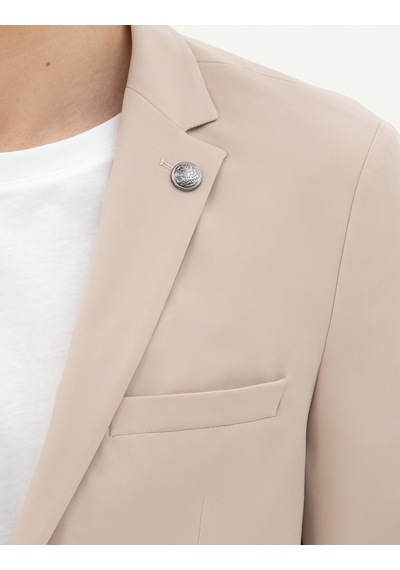 Pierre Cardin Bej Esnek Fit Blazer Ceket