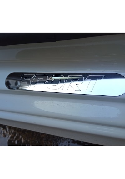 Hyundai Sonata Sport Yazılı Pleksi Kapı Eşiği