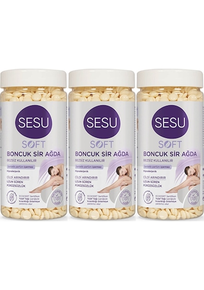 Sesu Boncuk Sir Ağda 250gr Soft 3 Lü Set