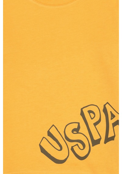 U.S. Polo Assn. Erkek Çocuk Mango Bisiklet Yaka Basic Sweatshirt 50313979-VR244 U.S. Polo Assn. Erkek Çocuk Mango Bisiklet Yaka Basic Sweatshirt 50313979-VR244