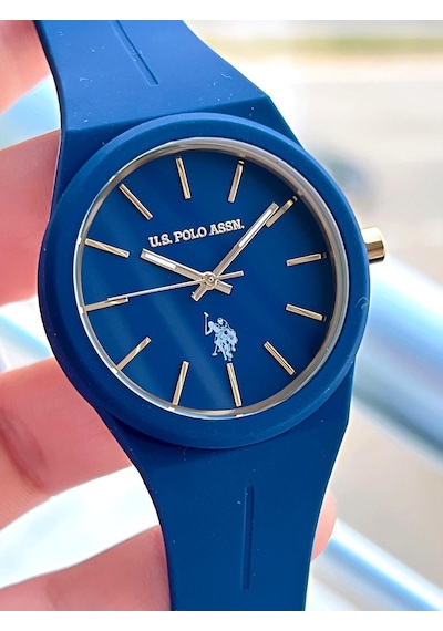 U.s.polo Assn Silikon Kordon 3 Atm Suya Dayanıklı Spor Erkek Kol Saati U.spa.1110.e04 Lacivert