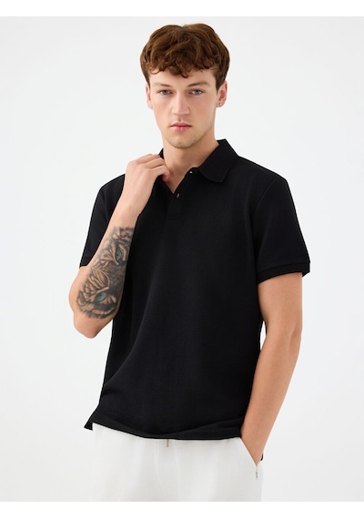 LOFT Regular Fit Erkek Polo K.kol Lf2037103 Q1.v1 Siyah