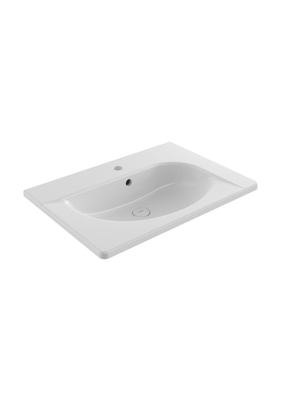 Bocchi Taormina Arch Etajerli Lavabo 65 Cm Parlak Beyaz 1009-001-0126