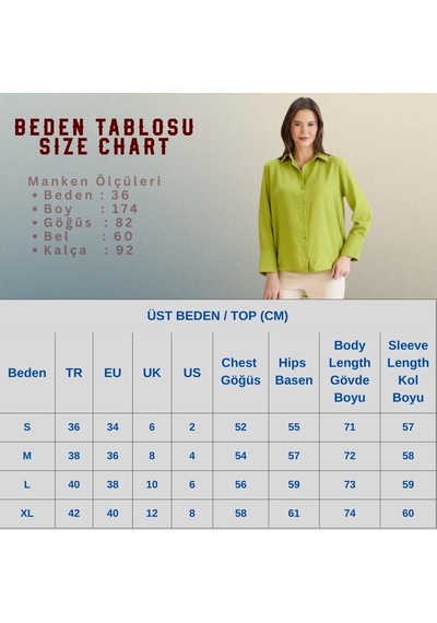 Sortie Collection Uzun Manşetli Keten Gömlek Ekru
