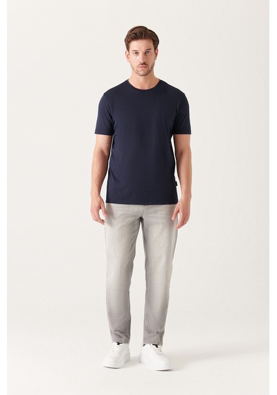 Avva Erkek Lacivertvert Ultrasoft Bisiklet Yaka Düz Standart Fit Normal Kesim Modal T-Shirt B001171 Lacivert Avva Erkek Lacivertvert Ultrasoft Bisiklet Yaka Düz Standart Fit Normal Kesim Modal T-Shirt B001171 Lacivert