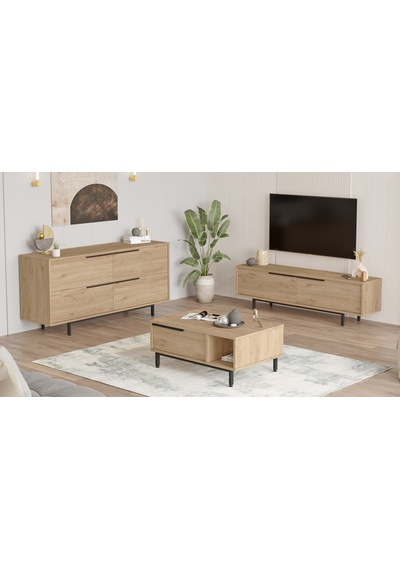 Robin Home Lidya Tv Ünitesi + Orta Sehpa + Konsol 3'lü Set