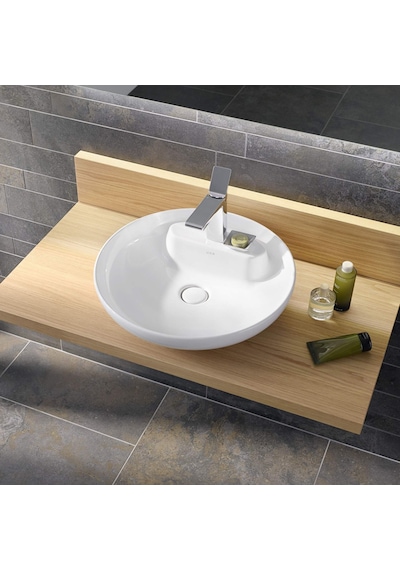 VitrA Memoria 5880B403-0041 Yuvarlak Çanak Lavabo.50CM. Beyaz